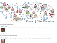 Tablet Screenshot of monthsofediblecelebrations.com